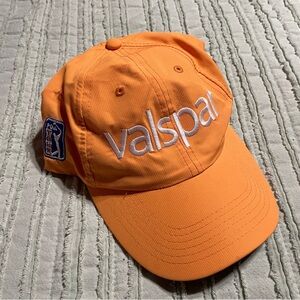 Imperial Valspar PGA Tour Orange Gray Golf Hat One Size Officially Licensed